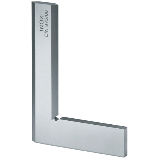 RB-Messwerkzeuge - Präzisions-Haarwinkel, DIN 875/00, INOX, 75 x 50mm von Rb-messwerkzeuge