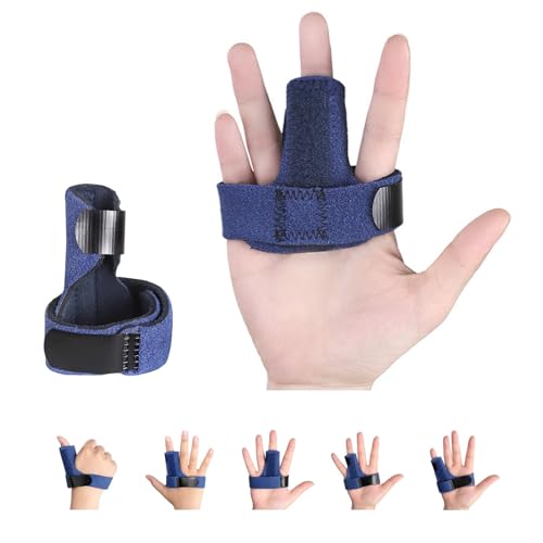 Rbleote Finger Schiene Set 2 Stück, Universelle Fingerschiene für Daumen,Fingerbandage,Fingerschiene Mittelfinger,Zeigefinger, Mittelfinger und kleiner Finger, Linderung von Schmerzen und Steifigkeit von Rbleote
