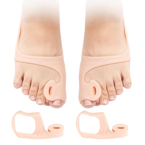 Rbleote Zehenspreizer Hallux Valgus, 2 Stück Hallux Valgus Schiene, Zehenspreizer für Männer und Frauen, Dehnen Sie Ihre Zehen Um Valgus Zu Vermeiden Universalgröße von Rbleote