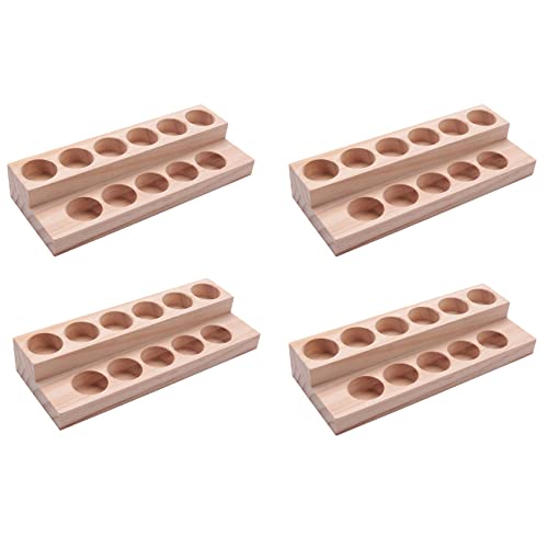 Rdjumpdjo 4X 11 LöCher ÄTherisches ÖL Tablett Handgemachte Natur PräSentations Ständer Demonstration Station für 5-15 Ml Flaschen Rdjumpdjo 4X 11 LöCher ÄTherisches ÖL Tablett Handgemachte Natur PräSentations Ständer Demonstration Station für 5-15 Ml Flaschen von Rdjumpdjo