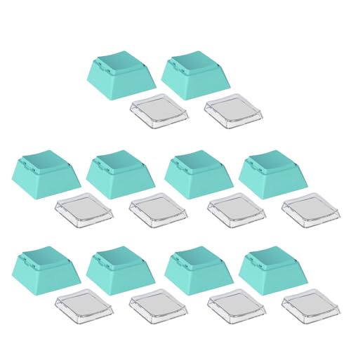 Rdxanc Cheey Profile PC-Tastenkappen, 1U-Tastenkappen-Set für mechanische Tastaturen, langlebig, klassische Farbe, 8 Stück von Rdxanc