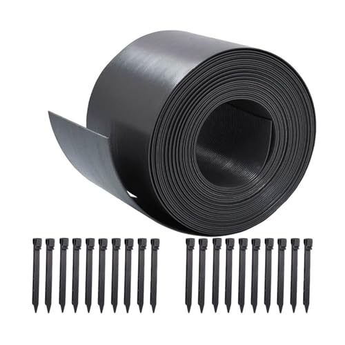 Rdxanc Funktionale Einfassung für saubere Gartenbegrenzungswege, verbessert die Ästhetik im Freien mit 12 cm Höhe von Rdxanc