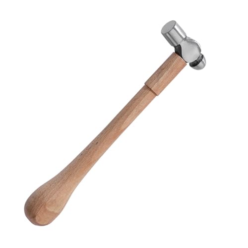Rdxanc Kugelhammer mit Holzgriff Schwerlast Metallbearbeitungshammer für Haushalt Werkstatt Metallumformung Reparatur Niet Rdxanc Kugelhammer mit Holzgriff Schwerlast Metallbearbeitungshammer für Haushalt Werkstatt Metallumformung Reparatur Niet von Rdxanc