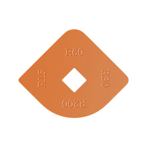 Rdxanc Radiusfräser-Schablonen, Radius-Eck-Radius-Routing-Vorlagen, Routing, abgerundete Ecken, Fräser-Bit-Vorlagen von Rdxanc