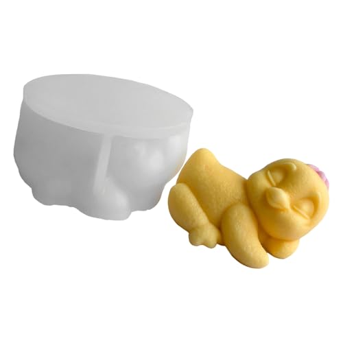 Rdxanc Silikon-Kerzenformen in Entenform, einfaches Entformen zur Herstellung von Kerzen, Seife, Mehrzweck-Silikonform für Epoxidharz Rdxanc Silikon-Kerzenformen in Entenform, einfaches Entformen zur Herstellung von Kerzen, Seife, Mehrzweck-Silikonform für Epoxidharz von Rdxanc