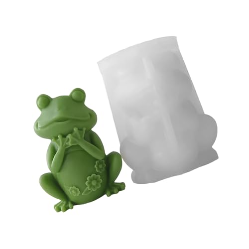 Rdxanc Silikonform mit Fröschen und Kerzen, Cartoon-Tiere, Ornament-Formen, Gießformen, Gipsformen für Heimdekoration Rdxanc Silikonform mit Fröschen und Kerzen, Cartoon-Tiere, Ornament-Formen, Gießformen, Gipsformen für Heimdekoration von Rdxanc