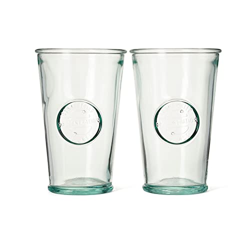 Re-Generation Set of 2 Tall Glassware 30cl 100% Recycled Glass von Re-Generation