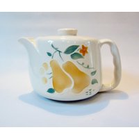 Vintage Teekanne Porzellan Mini 3-Tasse Easy Grip Griff Made in U.s.a von ReArcade