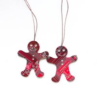 Lebkuchenmann Weihnachtsschmuck - Weihnachtsdeko Geeky Christmas von ReComputing