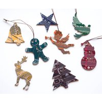 Weihnachtsschmuck Set - Wählen Sie Ihre Menge, Form Und Farben, Feiertagsdekor, Weihnachtsdekoration von ReComputing