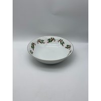 Vintage Weihnachts Holly Oval 9"Fine China Servierschale von ReDecorateMySpace