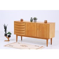 Hellerau 602/K Sideboard 60Er Jahre | Mid Century Schubladen Anrichte Senesche Schrank Helle Eiche Franz Ehrlich Design Retro 70Er von ReStoreBerlin
