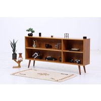 Vintage Nussbaum Sideboard 60Er Jahre | Mid Century Regal Anrichte Retro Holz Aufbewahrung von ReStoreBerlin