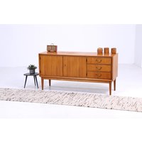 Vintage Sideboard 60Er Jahre | Mid Century Tv Board Mit Schubladen Kommode Retro Holz Aufbewahrung von ReStoreBerlin