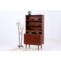 Vintage Teak Regal 60Er Jahre | Mid Century Schrank Retro Bücherregal Holz Aufbewahrung von ReStoreBerlin