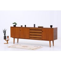 Wundervolles Vintage Sideboard 60Er Jahre | Mid Century Anrichte Mit Schubladen & Fächern Retro Holz Aufbewahrung von ReStoreBerlin