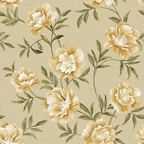 ReWallpaper 44.5CM × 7M Tapete Selbstklebende Floral Vintage Tapete Gold Muster Möbelfolie Selbstklebend Blumen Vintage Gelb Klebetapete Blumen Mustertapete Gold Tapete Schlafzimmer Edel ReWallpaper 44.5CM × 7M Tapete Selbstklebende Floral Vintage Tapete Gold Muster Möbelfolie Selbstklebend Blumen Vintage Gelb Klebetapete Blumen Mustertapete Gold Tapete Schlafzimmer Edel von ReWallpaper