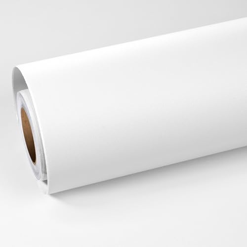 ReWallpaper Klebefolie Küche Weiß Möbelfolie Selbstklebend Matt Selbstklebende Tapete Weiß Wandtapete Schlafzimmer Erwachsene Selbstklebende Folie für Möbel Wand Tischplatte Fensterbank 40cm×3m ReWallpaper Klebefolie Küche Weiß Möbelfolie Selbstklebend Matt Selbstklebende Tapete Weiß Wandtapete Schlafzimmer Erwachsene Selbstklebende Folie für Möbel Wand Tischplatte Fensterbank 40cm×3m von ReWallpaper