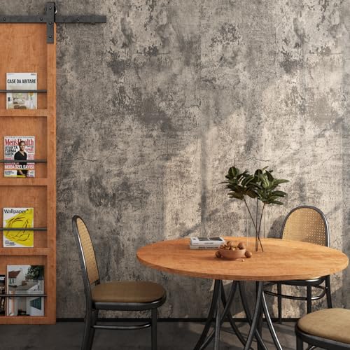 ReWallpaper Tapete Vintage Grau Wandtapete Selbstklebend Betonoptik 40CM×7M Spritzschutz Küchenwand Grau Möbelfolie Muster Beton Shabby Chic Wasserdichte Klebetapete Bad Schlafzimmer ReWallpaper Tapete Vintage Grau Wandtapete Selbstklebend Betonoptik 40CM×7M Spritzschutz Küchenwand Grau Möbelfolie Muster Beton Shabby Chic Wasserdichte Klebetapete Bad Schlafzimmer von ReWallpaper
