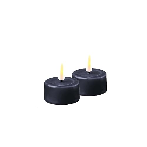 LED Kerze Deluxe Homeart, Indoor LED-Kerze mit realistischer Flamme, warmweißes Licht - Royal Blau Teelicht LED Kerze Deluxe Homeart, Indoor LED-Kerze mit realistischer Flamme, warmweißes Licht - Royal Blau Teelicht von ReWu