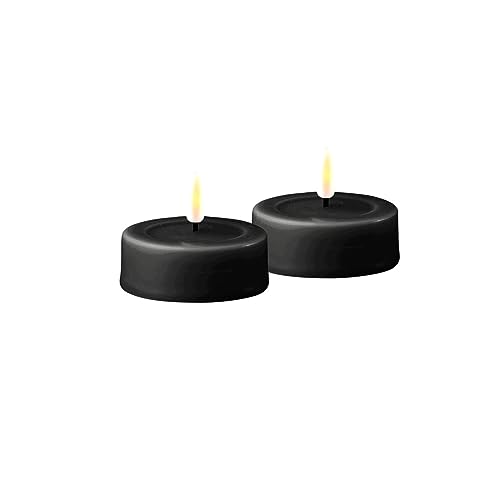 ReWu Deluxe Homeart Großes Teelicht 2 Stück - Schwarz ReWu Deluxe Homeart Großes Teelicht 2 Stück - Schwarz von ReWu