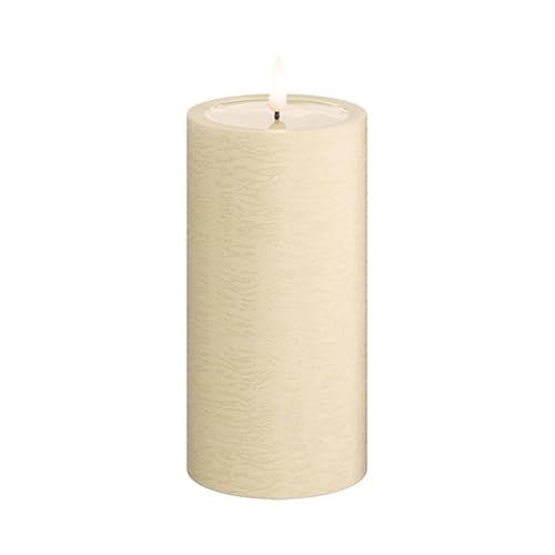 ReWu Deluxe Homeart Unique LED Kerze, Indoor LED-Stumpenkerze mit realistischer Flamme auf einem Echtwachsspiegel - Handmade Echtwachs - Creme 7,5 x 15 cm ReWu Deluxe Homeart Unique LED Kerze, Indoor LED-Stumpenkerze mit realistischer Flamme auf einem Echtwachsspiegel - Handmade Echtwachs - Creme 7,5 x 15 cm von ReWu