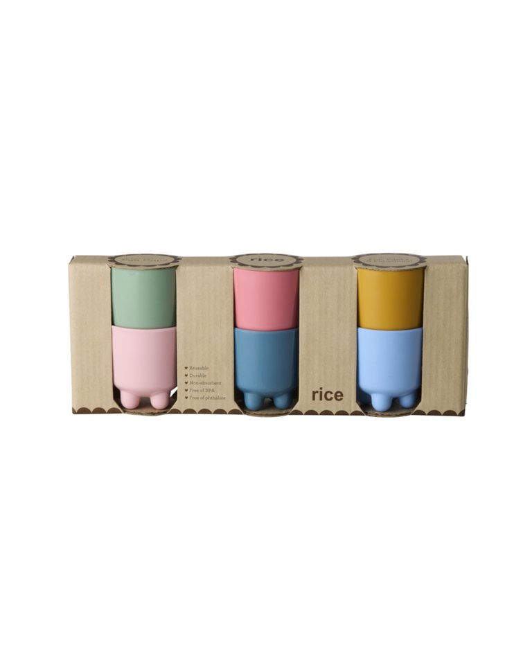 ReWu Eierbecher Rice Melamin 6er-SET Eierbecher - All You Need Is Love, (6er-SET) von ReWu