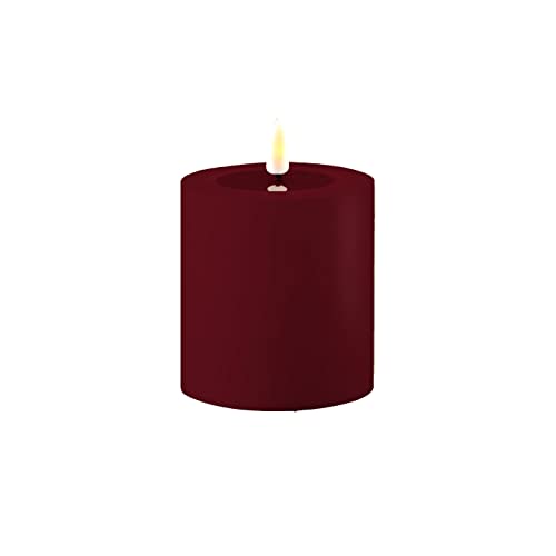 LED Kerze Deluxe Homeart, Outdoor LED Kerze (Kunststoff Kein Echtwachs) mit realistischer Flamme, warmweißes Licht, Hitzebeständig für den Aussenbereich (Bordeaux) LED Kerze Deluxe Homeart, Outdoor LED Kerze (Kunststoff Kein Echtwachs) mit realistischer Flamme, warmweißes Licht, Hitzebeständig für den Aussenbereich (Bordeaux) von ReWu