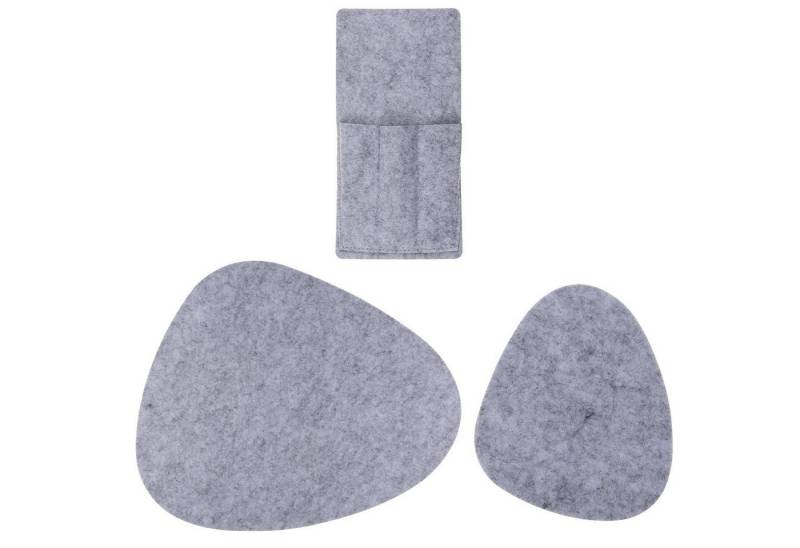 ReWu Platzset Filz Set Grau von ReWu