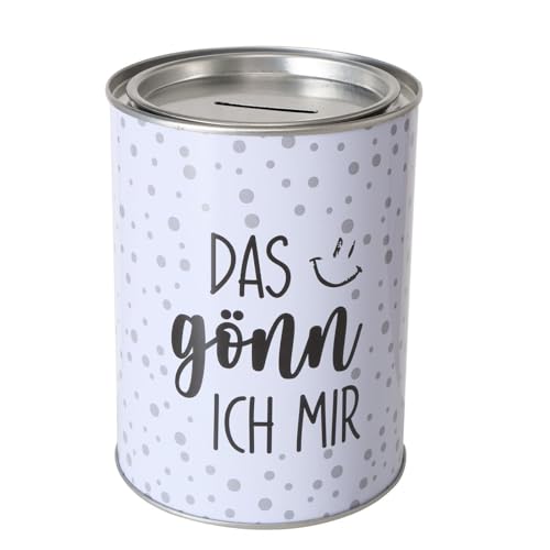 ReWu Spardose Sparschwein Schriftzug Das Gönn Ich Mir - Deckel abnehmbar - Wiederverwendbar Metall Sparbüchse Geldgeschenk Geschenkidee Geldspardose Metallspardose 14 x 10 cm ReWu Spardose Sparschwein Schriftzug Das Gönn Ich Mir - Deckel abnehmbar - Wiederverwendbar Metall Sparbüchse Geldgeschenk Geschenkidee Geldspardose Metallspardose 14 x 10 cm von ReWu