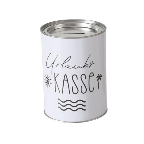 ReWu Spardose Sparschwein Schriftzug Urlaubskasse - Deckel abnehmbar - Wiederverwendbar Metall Sparbüchse Geldgeschenk Geschenkidee Geldspardose Metallspardose 14 x 10 ReWu Spardose Sparschwein Schriftzug Urlaubskasse - Deckel abnehmbar - Wiederverwendbar Metall Sparbüchse Geldgeschenk Geschenkidee Geldspardose Metallspardose 14 x 10 von ReWu