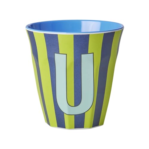 Rice Melmain Becher Medium - Buchstabe U - Kinderbecher Campingbecher Campnggeschirr Trinkbecher Melamingeschirr Bruchsicher BPA-Frei 250ml Rice Melmain Becher Medium - Buchstabe U - Kinderbecher Campingbecher Campnggeschirr Trinkbecher Melamingeschirr Bruchsicher BPA-Frei 250ml von ReWu