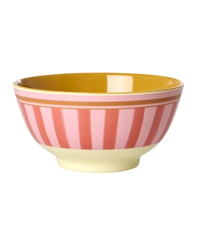 Rice Schüssel Schale Medium - Organic Stripes Rot - Geschirr Melamingeschirr Kindergeschirr Kinder Camping BBQ Picknick Bruchsicher BPA-frei Wiederverwendbar 700ml Rice Schüssel Schale Medium - Organic Stripes Rot - Geschirr Melamingeschirr Kindergeschirr Kinder Camping BBQ Picknick Bruchsicher BPA-frei Wiederverwendbar 700ml von ReWu