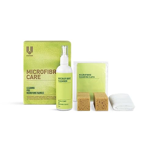 Uniters Textilpflegeset Microfibre Care Schwamm Pflegemittel Reinigungsset Textilien Pflege Set Mikrofasern Fleckentferner Reinigung von ReWu