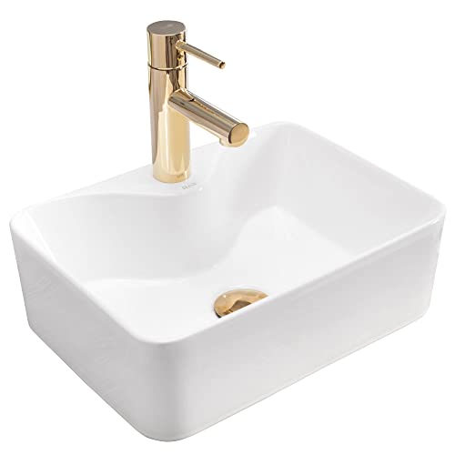 Rea Waschbecken Waschtisch Aufsatzwaschbecken Keramik Hochglanz Handwaschbecken Aufsatz Waschschale Kelly Mini Rechteckig 30x40 Weiß Rea Waschbecken Waschtisch Aufsatzwaschbecken Keramik Hochglanz Handwaschbecken Aufsatz Waschschale Kelly Mini Rechteckig 30x40 Weiß von Rea
