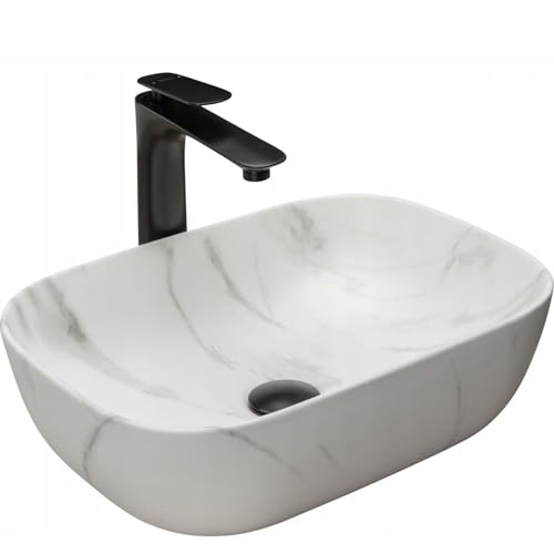 Rea Waschbecken Waschtisch Aufsatzwaschbecken Keramik Handwaschbecken Aufsatz Waschschale Rechteckig Grau Stein 32x46 Badezimmer Rea Waschbecken Waschtisch Aufsatzwaschbecken Keramik Handwaschbecken Aufsatz Waschschale Rechteckig Grau Stein 32x46 Badezimmer von Rea
