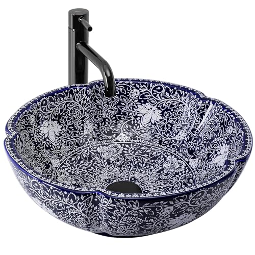 Rea Aufsatzwaschbecken Waschtisch Handwaschbecken Bad Waschschale Waschbecken für Badezimmer 425 x 425 x 150 mm Keramik (Zeichnung) von Rea