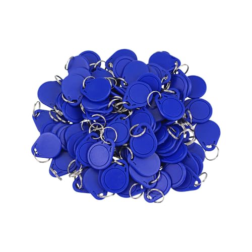 ReaIOKbii IS014443A M1 Classic NFC RFID-Token, wasserdicht, ABS, 13,56 MH2, Blau, 50 Stück von ReaIOKbii