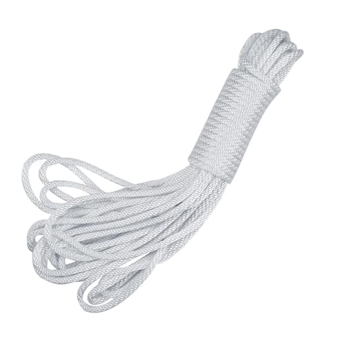 Nylon Seil 10 m x 4 mm Paracord Weiß Polypropylenseil Seil für Sonnenschirm Handgefertigte Projekte von ReaJoys