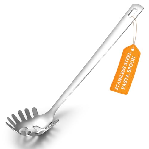 ReaNea Nudellöffel, Spaghettilöffel, Nudelkelle Edelstahl Nudelzange und Spaghettizange, spülmaschinengeeignet ReaNea Nudellöffel, Spaghettilöffel, Nudelkelle Edelstahl Nudelzange und Spaghettizange, spülmaschinengeeignet von ReaNea