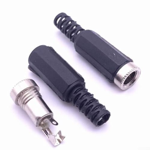10 Stück DC-Steckdosen in 2 1 mm x 5 5 mm Größe für Elektronik-Projekte (DC 5,5 x 2,1 mm) von ReachMall