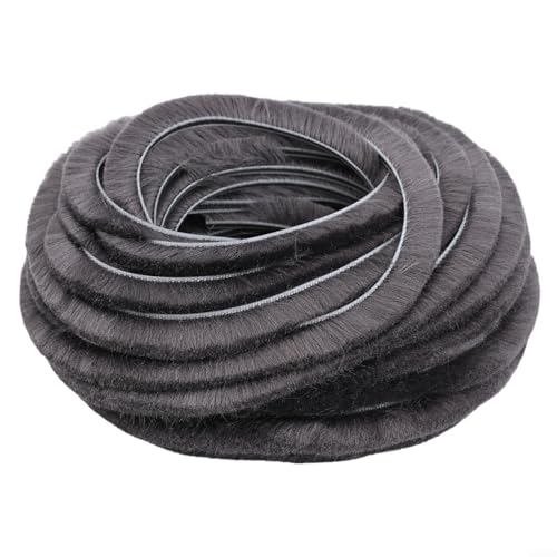 10 m haariger Zugluftstopper, Schiebetür-Wetterstreifen für effektive Geräusch- und Staubreduzierung (5 mm x 12 mm) von ReachMall