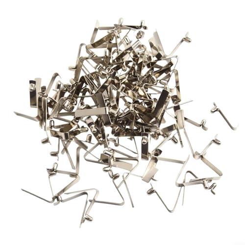 100 Stück Federverriegelungsclips für Zeltstangen und Kajaks, 3 mm Perlen, Manganstahlmaterial für starke Unterstützung 100 Stück Federverriegelungsclips für Zeltstangen und Kajaks, 3 mm Perlen, Manganstahlmaterial für starke Unterstützung von ReachMall