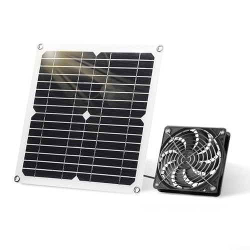 12 W Solarventilator für effektive Kühlung in Hühnerställen und Gewächshäusern (einzelner Ventilator) von ReachMall
