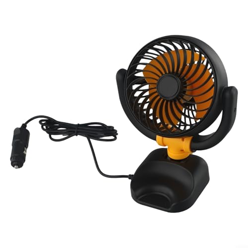 12V 24V Auto Ventilator für Armaturenbrett Verwendung Kompaktes Design für einfachen Transport und Lagerung (12V) von ReachMall