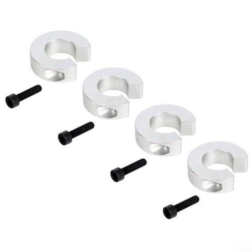 4-teiliges Schaftmanschetten-Set speziell für SBR25 für Linearschienen, leichtes Design mit sicherer Montagefähigkeit, einfache DIY-Lösung von ReachMall