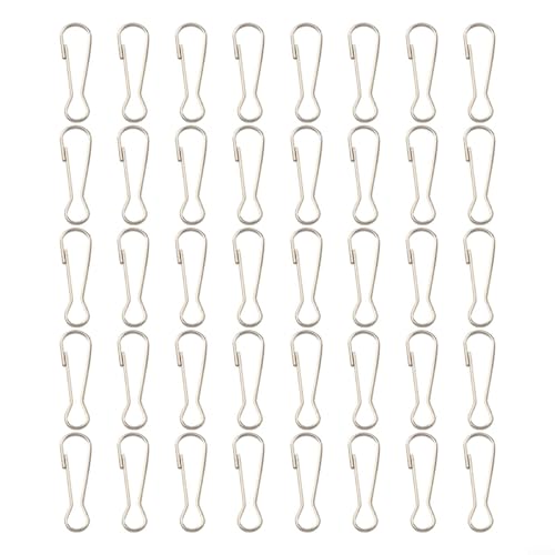 40 Stück Fahnenmast-Clips, robuste Edelstahl-Haken für Außenflaggen und Haushalt 40 Stück Fahnenmast-Clips, robuste Edelstahl-Haken für Außenflaggen und Haushalt von ReachMall