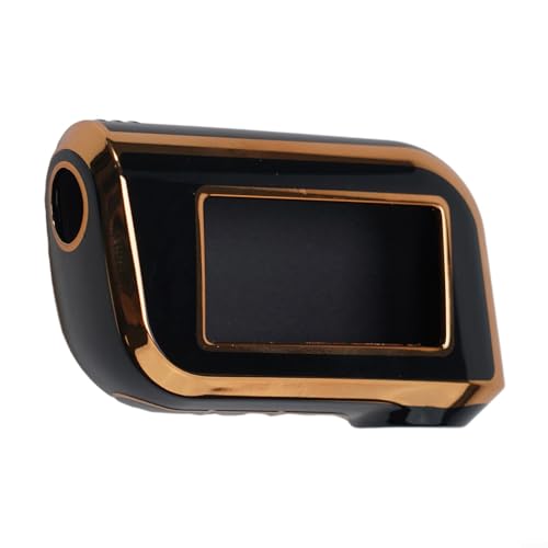 Anspruchsvolles Design trifft Funktionalität, der ideale Begleiter für Ihre Autoschlüssel (goldfarbener Rand, schwarz) von ReachMall