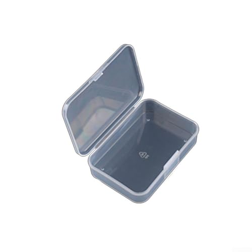 Aufbewahrungsbox aus Kunststoff für Schrauben und Kleinteile, transparentes Design mit Fächereinteilungen für einfaches Sortieren und Zugänglichkeit (5,5 x 5,5 x 2 cm) von ReachMall