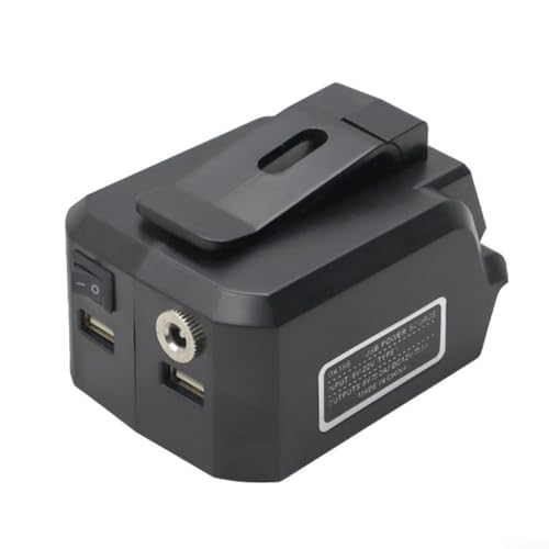 Batterieadapter MK18B für 18 V Lithium-Ionen-Akku mit USB 5 V 2 A Ladeanschluss und 12 V DC Ausgangsanschluss, geeignet für beheizte Bekleidung und kleine Geräte Batterieadapter MK18B für 18 V Lithium-Ionen-Akku mit USB 5 V 2 A Ladeanschluss und 12 V DC Ausgangsanschluss, geeignet für beheizte Bekleidung und kleine Geräte von ReachMall